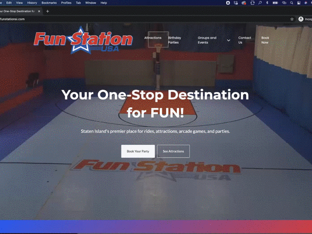 screenshot of a website for an FEC